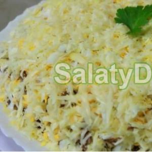Классический сырный салат: рецепт с фото Салати приготовления рецепти с сиром